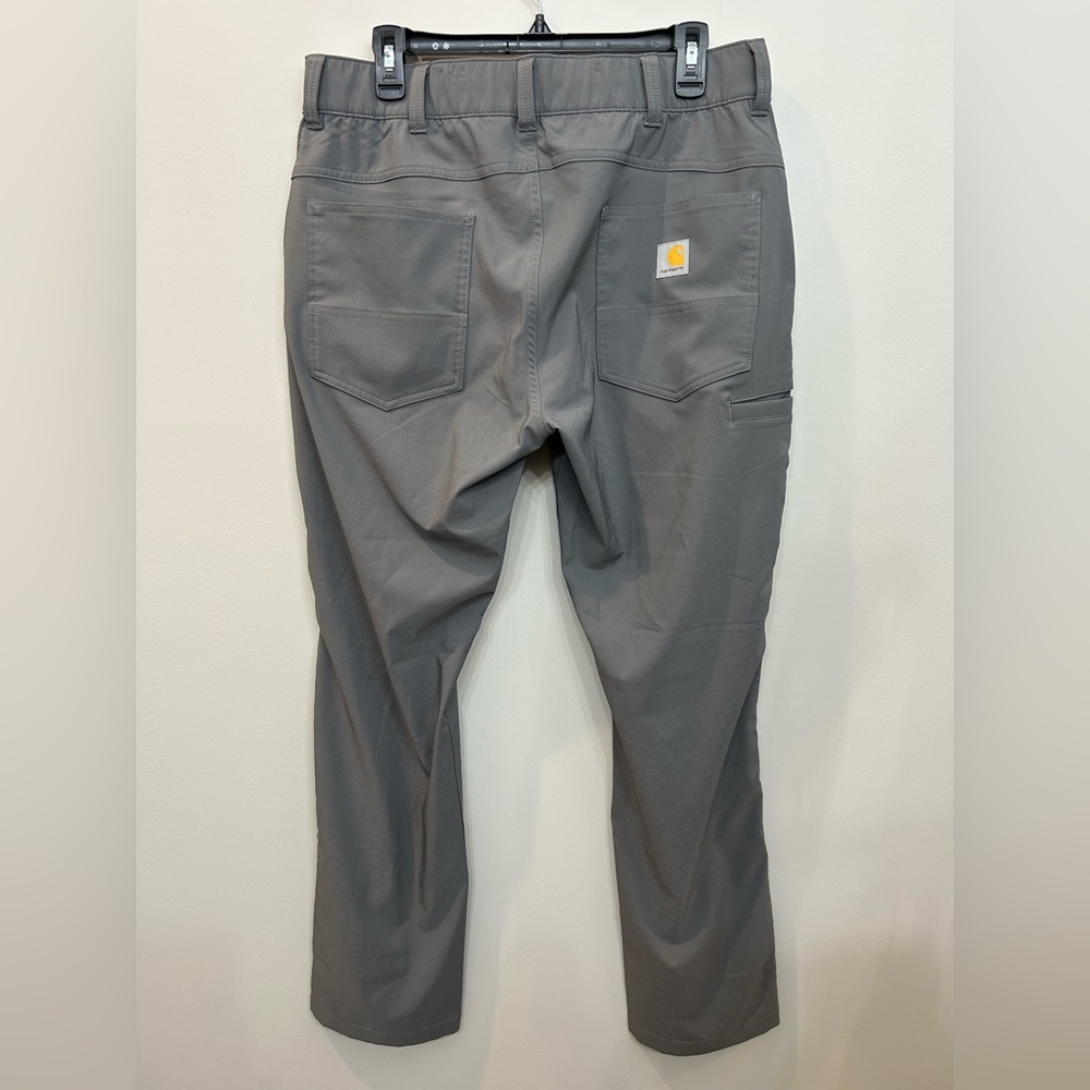 Carhartt Men's Force Sun Defender Relaxed Fit Pants Grey Size M - Picture 4 of 10